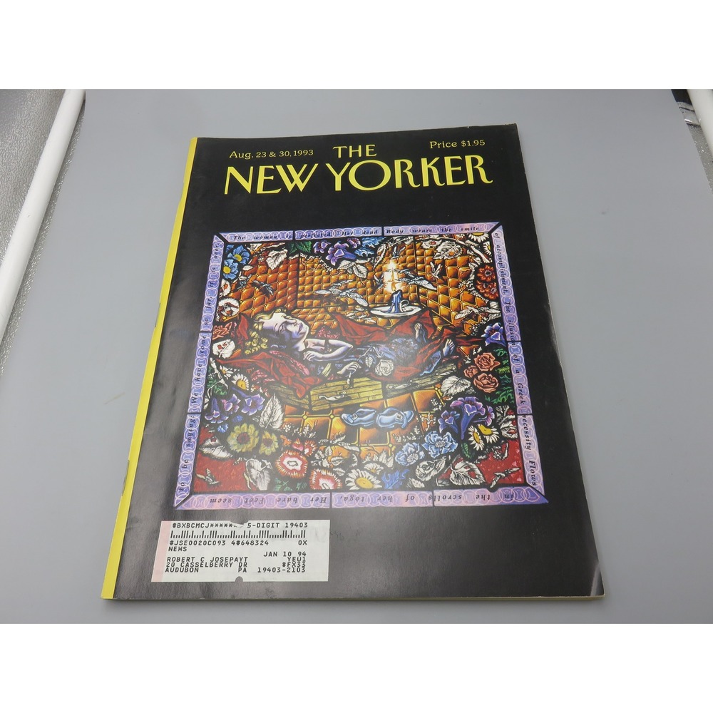 The New Yorker Magazine August 23 & 30 1993 Art Spiegelman Cover Double Issue